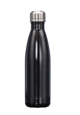 The Single Pin Water Bottle - Black